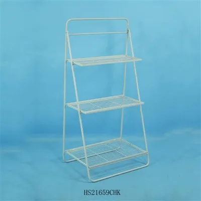 Prestatge de plantes plegable crema